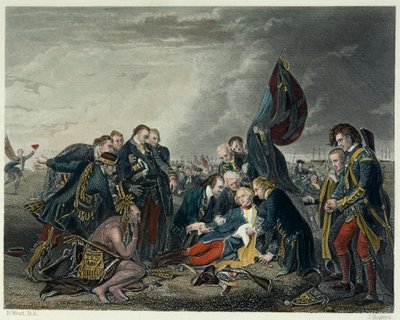 Death of General Wolfe by Benjamin after West